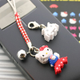 Illustration for article titled Hello Kitty Space Invaders Cell Phone Strap